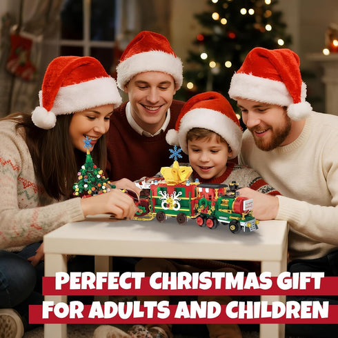 2025 Set, 24 Countdown 6+ Advent Calendar Train Building Blocks Days Surprise Christmas Calendars Toy Building Blocks