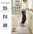 Sets 2,Vintage Home,Office,Desk,Sink(17''x29''+17''x47'') LEEVAN Cushioned Kitchen Mats for Floor of Distressed Grey