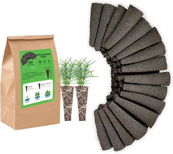 Grow Sponges, Starter Pods Compatible with Aero Garden,Refill Pods for Hydroponic Growing