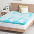 EGO Topper 2 Inch Twin Memory Foam Mattress Topper - Cooling Gel Foam for Pressure Relief, Ventilated Design Bed Topper