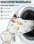 Cups,40 16 Inch LNOND Baby Bath Mat Non Slip,Kids Bath Mat for Bathroom,Dinosaurs Driving Excavator Shower Mat