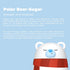 Utillife BPA-Free,15.2oz Insulated Stainless Steel Tumbler with Detachable Soft Animal Head,Leakproof Kids Water Bottle