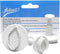 Ateco Set of 3 Narrow Leaf Cutters, Blue and White