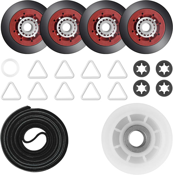 Compatible Dryer Repair Kit for Maytag and Whirlpool Dryers, MEDX550XW0, WED70HEBW0, MGD5801TW0, WED8500DW2