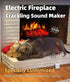 2 1 3H MSELTOS Fireplace Crackler Sound Box for Electric Fireplace, in Realistic Rechargeable Fire Crackling Sound