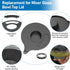 Mixer Bowl Cover for Kitchen-Aid K5GB 5 Quart Glass Part, Mixer Glass Bowl Splatter Guard Lid with Ingredient Opening