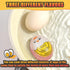 2pcs FOREV Egg Timer for Hard Boiled Eggs Soft Boiled Color Changing Indicator Tells When Eggs are Ready, Yellow
