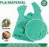 200 Pack Thank You Bags Disposable Grocery T Shirt Bags with Handles for Supermarket Groceries Produce Shopping Trash