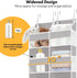Over The Door Organizer, 5 Tiers with 10 Compartments, 50 lbs Capacity for Closet, Diaper Organizer, Light Gray