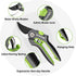WORKPRO Garden Pruning Shears, 2 Pack, 8" Bypass and 6.25" Straight Garden Scissors