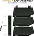 Countertop Bambuesi Plate Organizer for Cabinet - Corner Cabinet Organizer and Kitchen Cabinet Organizer Shelf, Kitchen