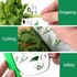 Herb Stripper 9 Holes, Pack of 2 Stainless Steel Cutter with Safety Cover for Kitchen Herbs