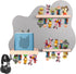 Danemort Magnetic Shelf for Tonie Box,Tonies Figures Wall Mounted Floating Shelves Compatible with