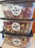 Dissolvable Food Labels for Canning - 250 Labels for Pantry, Food Containers, Mason Jar Storage - Made in USA