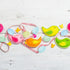 120 1-1.2" Winlyn Pcs Artificial Speckled Green Blue Foam Easter Eggs Decorative Eggs for Easter Party Neutral Spring