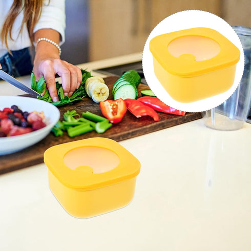 4.7 2.5'' Kichvoe Sliced Cheese Container: Cheese Slice Storage Box * Plastic Butter Containers With Lid Food Storage