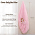 Bean Bag Cover (No Filler), Soft Faux Fur Stuffed Animal Bean Bag Storage Only Cover, Fluffy Plush Bean Bag Chair Cover