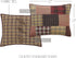 VHC Brands Wyatt Standard Sham 21x27, Patchwork Tan Bedding Accessory