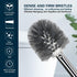 GUCOLUBU 2 Pack Set Toilet Bowl Brush and Holder Long Handle Toilet Brush for Bathroom with Separate Base for Floor