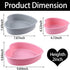 Heart Shaped Cake Pans, 3pcs Silicone Molds, 5" 8" 10" Non-Stick Cake Pan Set for Cheesecake, Brownie Cake