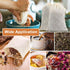 YQL Spice Bags for Cooking - 30PCS 5.9x7.8 Inch Reusable Natural Cotton Soup Bags with Drawstring