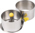 Ateco Round Food Molding Set, 4-Piece Set, 3.5 by 2.1-Inches High, Includes 2 Rings, Fitted Press & Transfer Plate