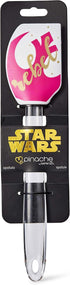 Star Wars 11-Inch Silicone Spatula - Cute Home Kitchen Baking Utensil - White & Pink Rebel Design
