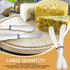 8 5.74 Inch Patelai Pcs Butter Spreader Knives, Stainless Steel Butter Knife with White Porcelain Handles Multipurpose