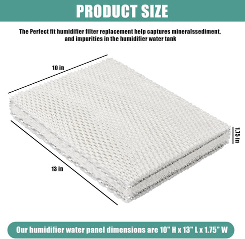 45 Water Panel Humidifier Filter Pad Replacement, Compatible with Aprilaire Models 400, 400A, 400M (2 Pack)