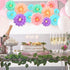 Gejoy 20 Pieces Mexican Paper Flower Tissue, Day of The Dead Pom Poms for Halloween, Wedding Party Decoration