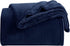KMUSET Navy Fleece Blanket Throw Size, Lightweight Super Soft Cozy Luxury Microfiber Bed Blanket