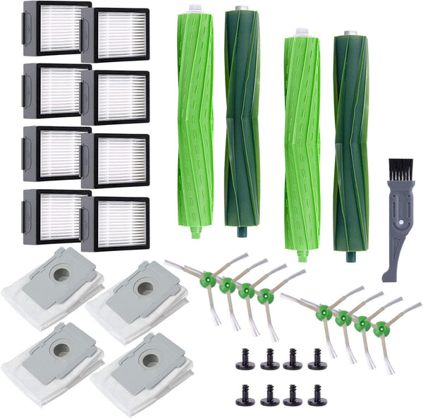 Replacement Roomba Parts, 23 Packs Accessories Kit for iRobot Roomba evo i1 1152 1154 i3 evo 3150 i4 i6 i7 7150