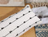 14 28 Inch 1 Pack NUYECY Boho Long Lumbar Pillow Covers x Black, Classic Striped Pattern Cotton Decorative Pillow Cover