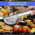 Patelai 8 Pieces Stainless Steel Serving Utensils Set, Large Serving Spoons, Slotted Spoon, Buffet Flatware