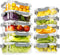 Glass Food Storage Containers with Lids, 20 Pieces Airtight Glass Meal Prep Container Set, Leakproof BPA Free Lunch