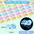 SYWHXY 488PCS (8 Luminous Mini Resin Turtles Miniature Turtles Animals Glow in The Dark Tiny Turtle Figurines to Hide
