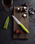 4PCS Paring Knife Set, 4 Inch Ultra Sharp Kitchen Knives with Knife Covers, German Steel, PP Plastic Handle