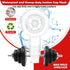 Heavy Duty Wreath Door Hanger, Clear Suction Cup Hooks for Front Door, Plastic Hook for Halloween Christmas Décor