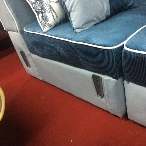 KAFENDA 4PCS Sectional Furniture Connector Sofa Armrest Inserts, Blue Snap Accessories