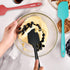 3 Pack Large Silicone Spatula Set, 600 F Heat Resistant Rubber for Baking, Cooking, Scraping, Mixing