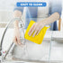 Tempered Glass Cutting Board for Kitchen, Clear Heat Resistant Board with Non-Slip Feet, 12x16" & 12x8" 2 Pcs