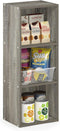 Furinno Pasir 3-Tier No Tool Assembly Open Shelf Bookcase, French Oak