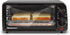 Elite Gourmet ETO236 Personal 2 Slice Toaster Oven: Includes Pan, Wire Rack, 15 Minute Timer, Black