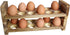 Expandable Stackable Wooden Egg Holder for 24 Eggs, Rustic Kitchen Decoration, Compact Egg Rack for Counter - Gui's