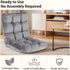 Nouva 14-Position Adjustable Floor Chair Sofa Bed Foldable Cushion Video Gaming Chairs Bean Bag Chair Reading Seating