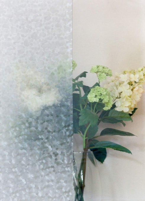 d-c-fix 346-0276 Self-Adhesive Privacy Glass Window Film, Pearl, 17" x 78" Roll