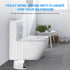 SetSail Toilet Brush and Plunger Set, 2 Packs Heavy Duty Toilet Bowl Brush and Holder, Hidden Toilet Plunger for Deep