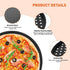 12 Inch Pizza Pan with Holes, Nonstick Round Perforated Carbon Steel Pizza Baking Pans for Home Kitchen