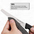 HAUSHOF Set of 8 Serrated Steak Knives, Premium Stainless Steel with Gift Box, Black Handle