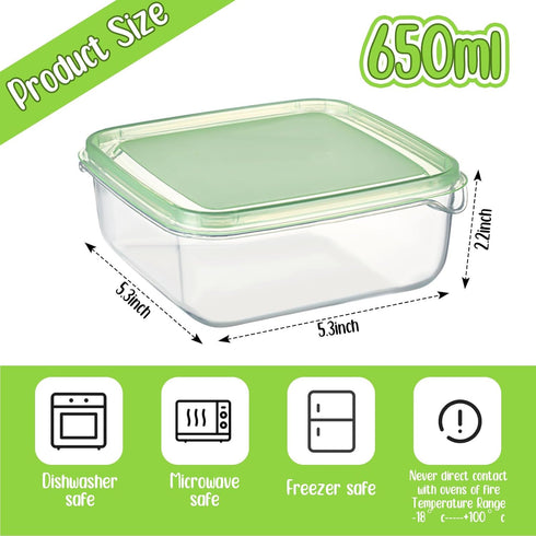 Uiifan 3 Pcs Sliced Cheese Container for Fridge Cheese Slice Holder with Lids Plastic Clear Cheese Box for Fridge Airtight Cheese Storage Container for Fridge Cheese Container for Refrigerator Food